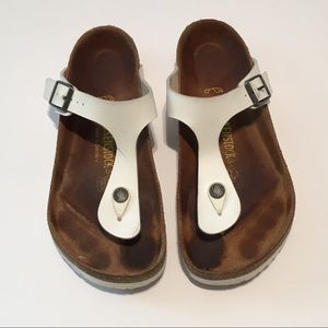 Birkenstock White Sandals