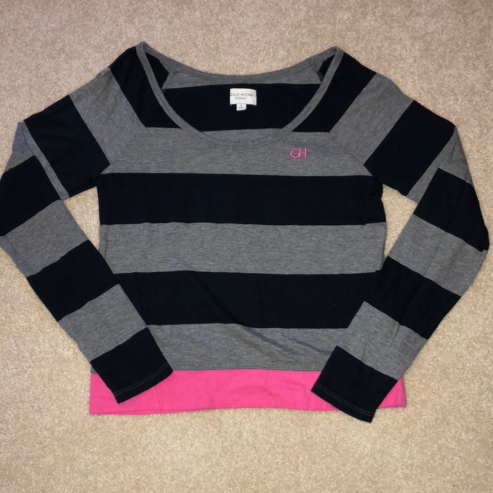 Striped long sleeve shirt