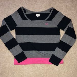 Striped long sleeve shirt