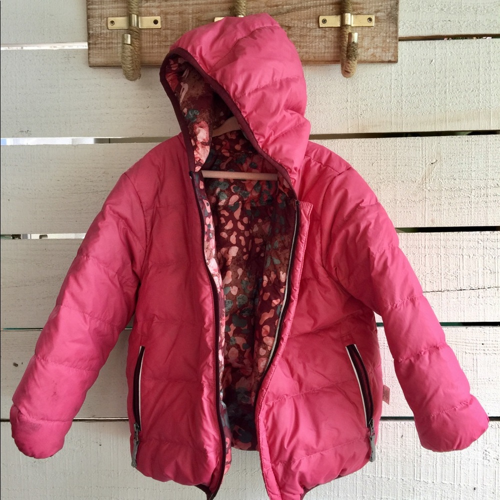 Reversible Hanna Andersson puffed down jacket-down