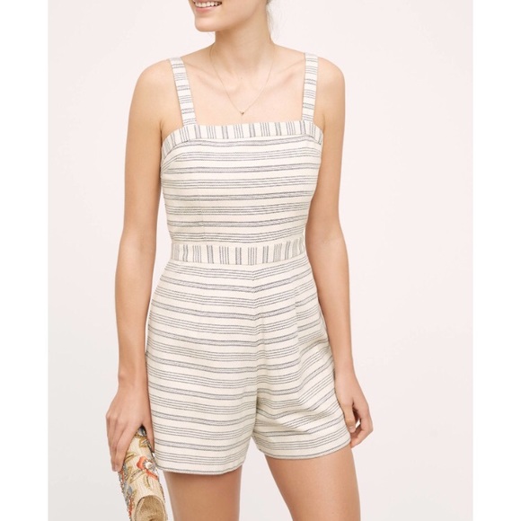 Anthropologie Pants - 📦SALE‼️ Anthropologie Lexington Striped Romper