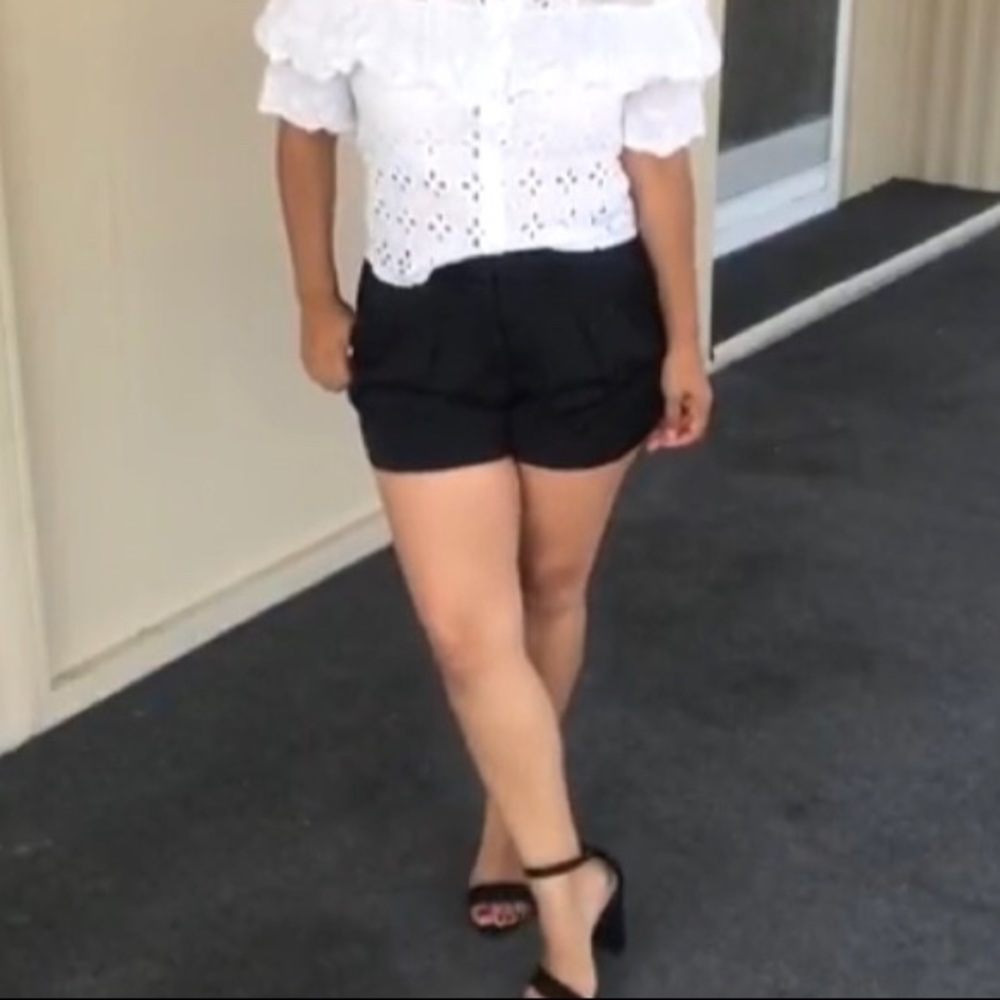 Zara Basic Black Shorts