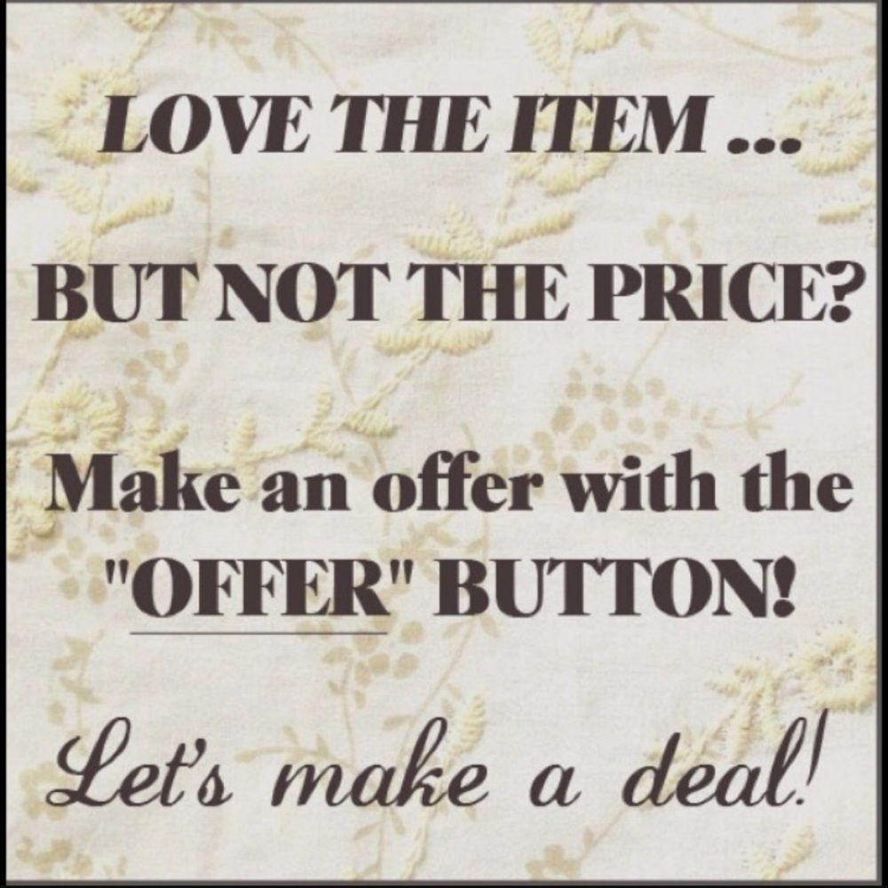 Accepting all reasonable offers 😀😀