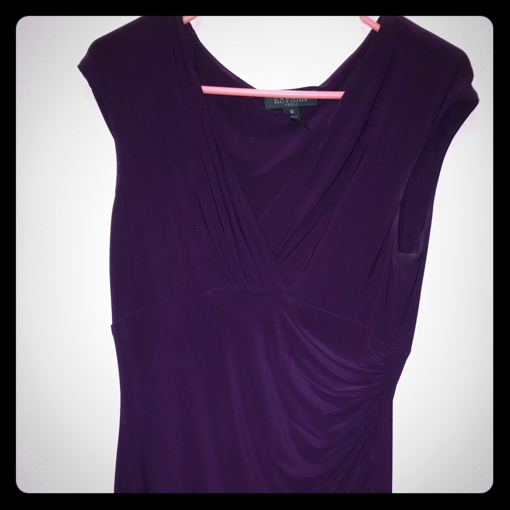 Plum colored Ralph Lauren dress