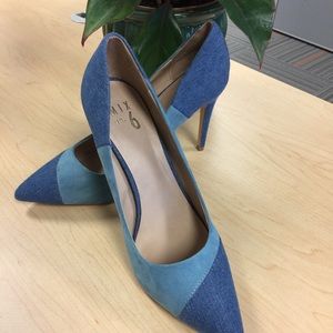 Mix No. 6 Light Blue Denim Pump