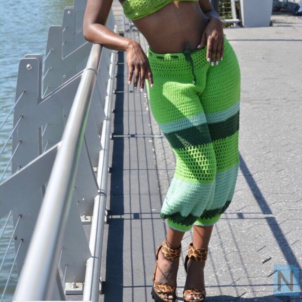 Handmade Crochet Harem pants