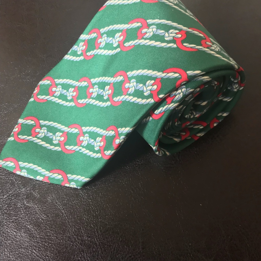 Gucci men’s tie - rope and buckle pattern