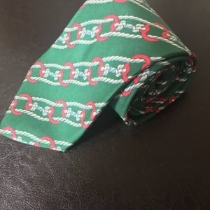 Gucci men’s tie - rope and buckle pattern