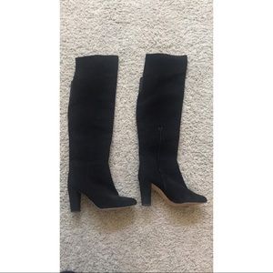 Halogen over-the-knee boots