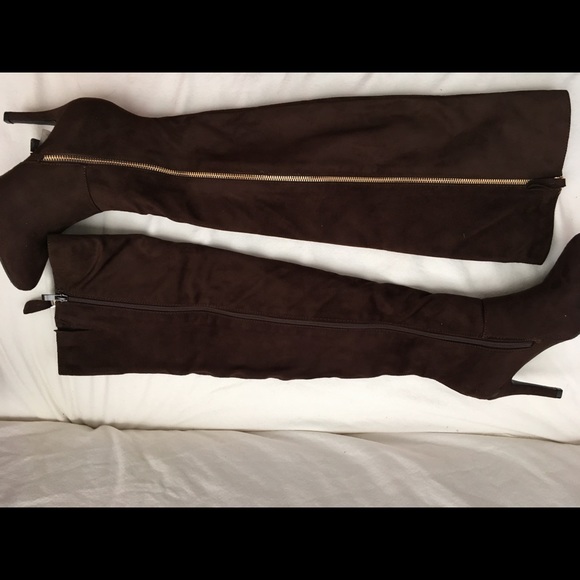 ⬇️HIGH KNEE SUEDE BOOTS tv retail retail price - Picture 2 of 5