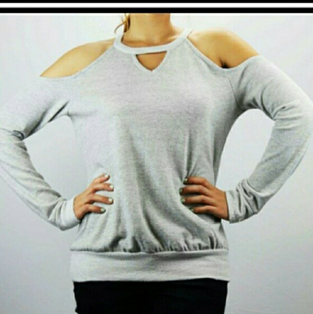 Cold Shoulder Sweater