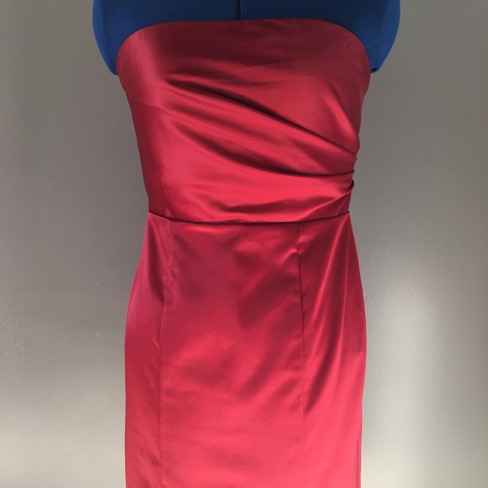 The Limited cranberry tea length cocktail dress