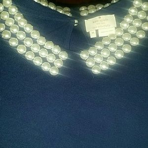Kate Spade pearl collar sweater