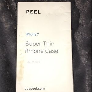 Peel Iphone 7 super thin iphone case ( Jet white )