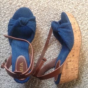 MIA ankle wedge sandals