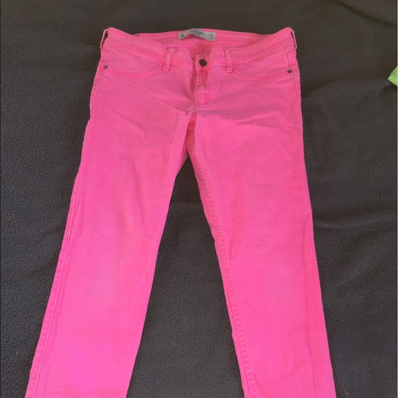Pink Abercrombie & Fitch jeans - Picture 1 of 3