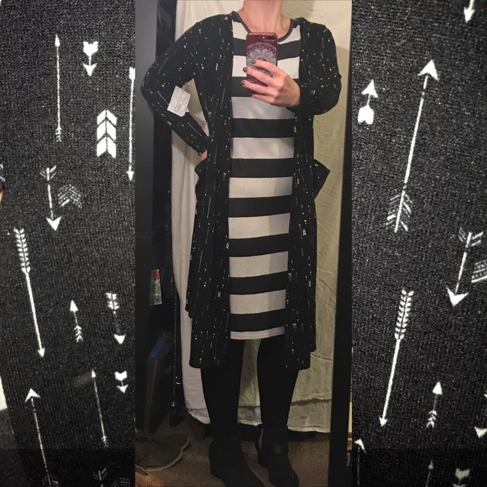 XL Arrows and Chevron Sarah LuLaRoe Unicorn