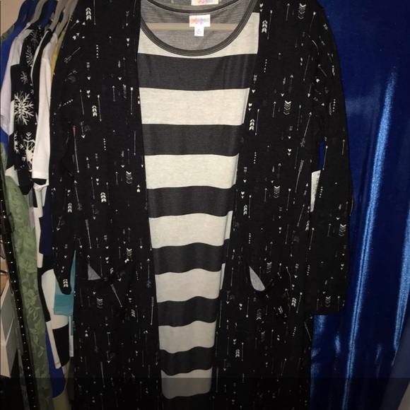 XL Arrows and Chevron Sarah LuLaRoe Unicorn - Picture 3 of 3
