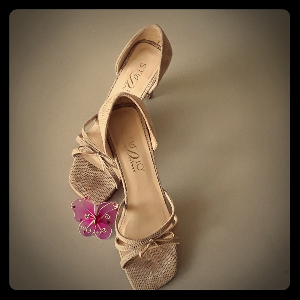 Studio Delman square heeled shoes Sz8 02223 P2SO