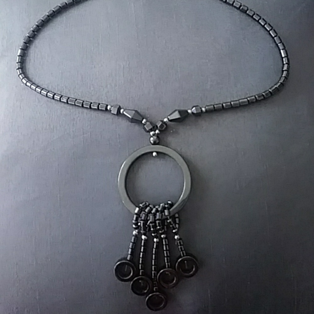 Beach necklace.