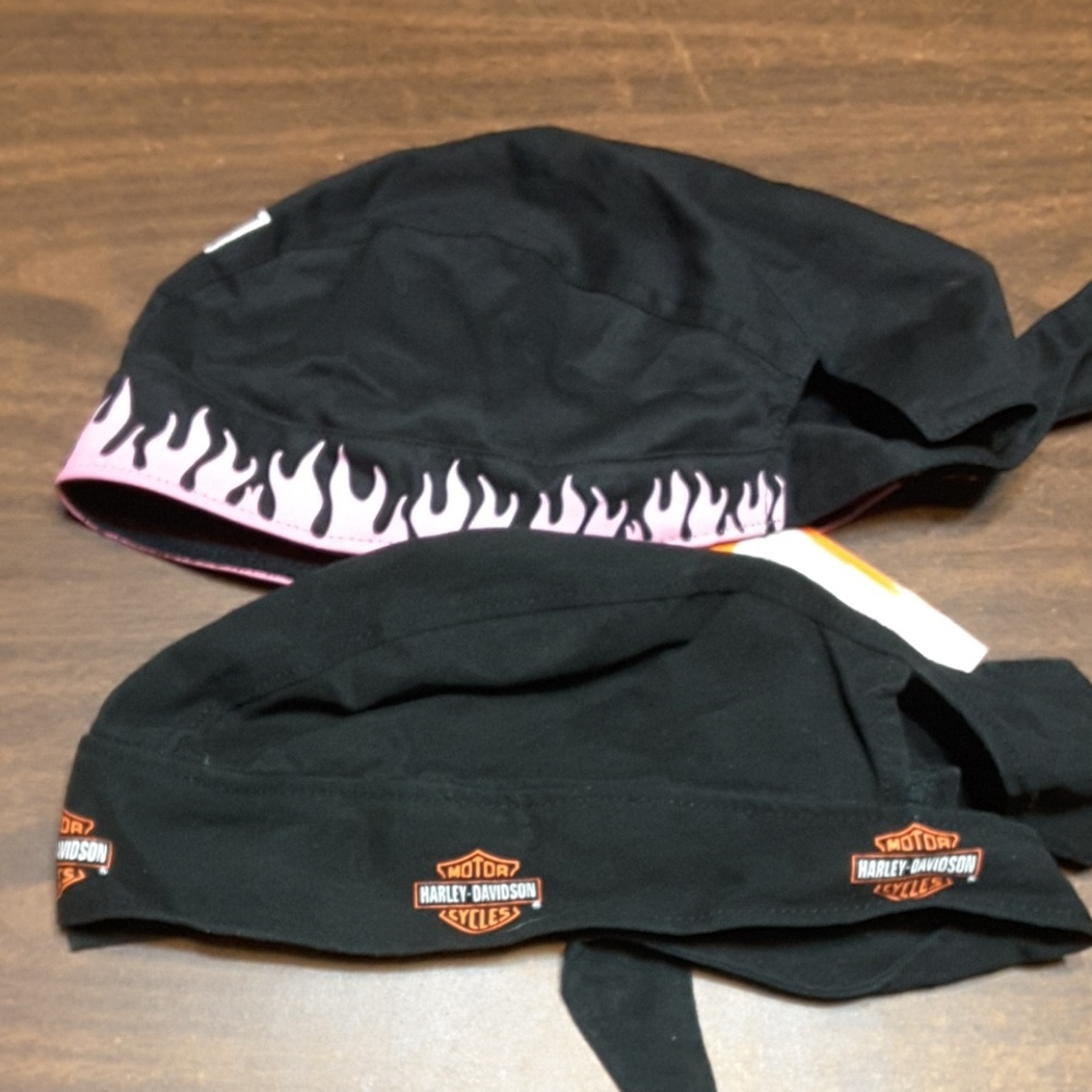 Set of 2 new HD skull cap beanies