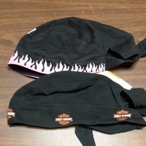 Set of 2 new HD skull cap beanies