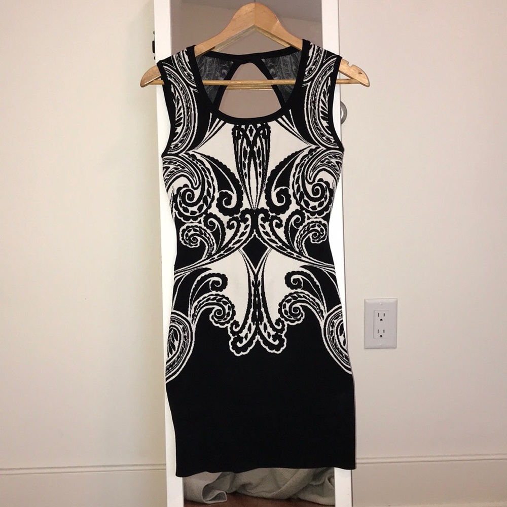 Black and white dress