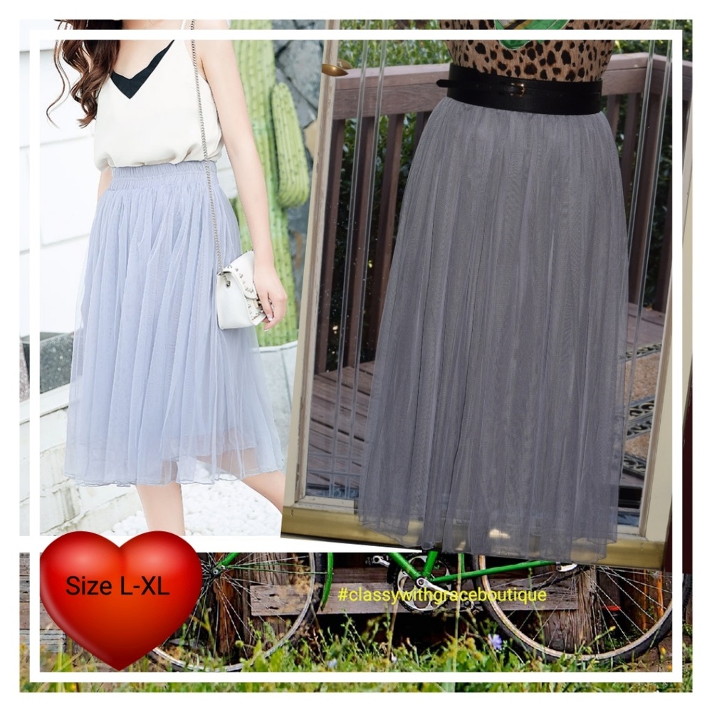 TULLE SKIRT L-XL