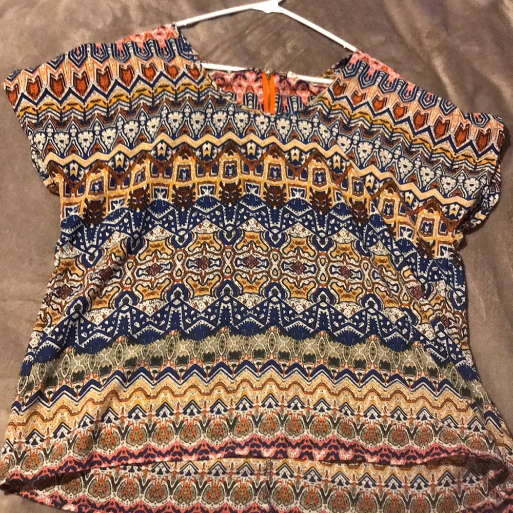 Tribal print blouse