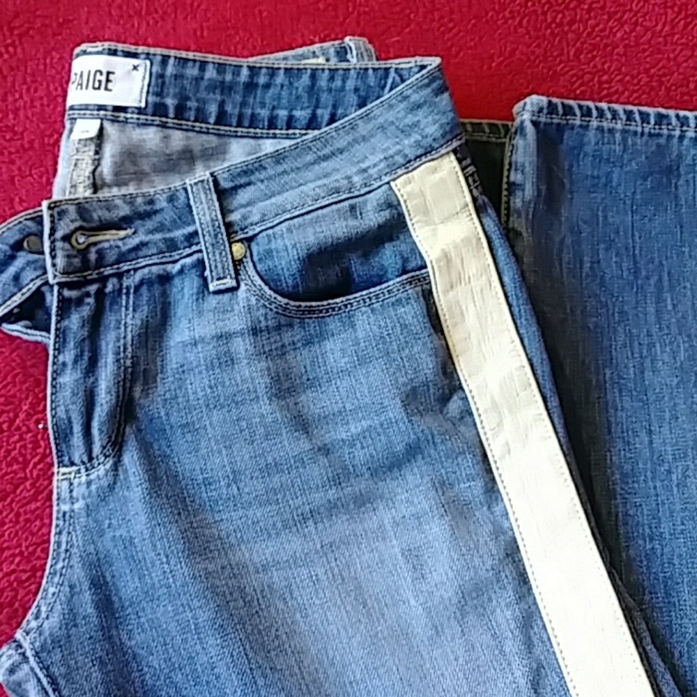 Paige w/ Leather Jimmy Jimmy Skinny 25