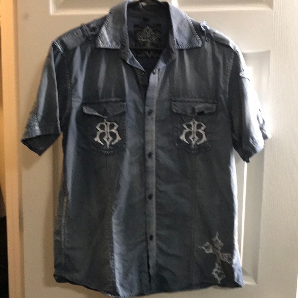 Men’s Roar short sleeve button down shirt
