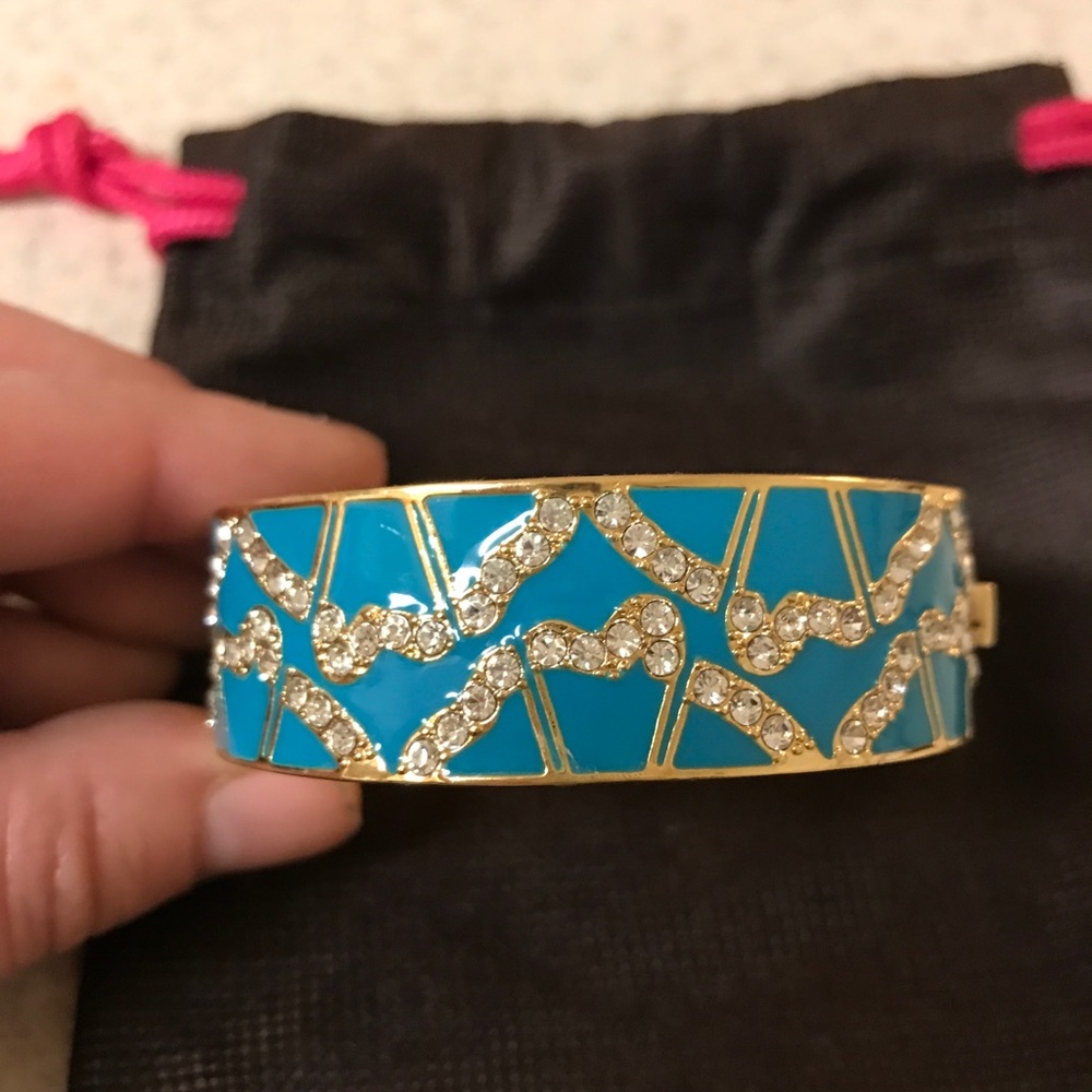 KATE SPADE Turquoise Blue Garden Grove Bangle