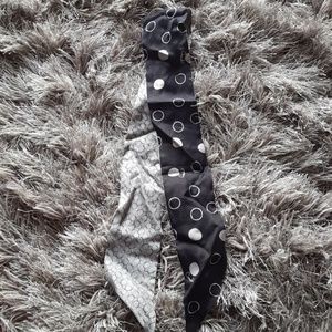 Coach silk ponytail scarf