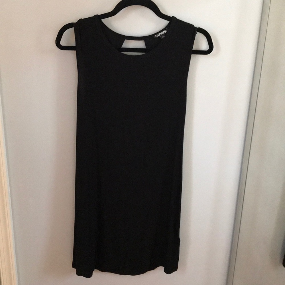 Express open back dress size small