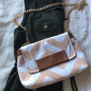 JustFab Chevron Purse
