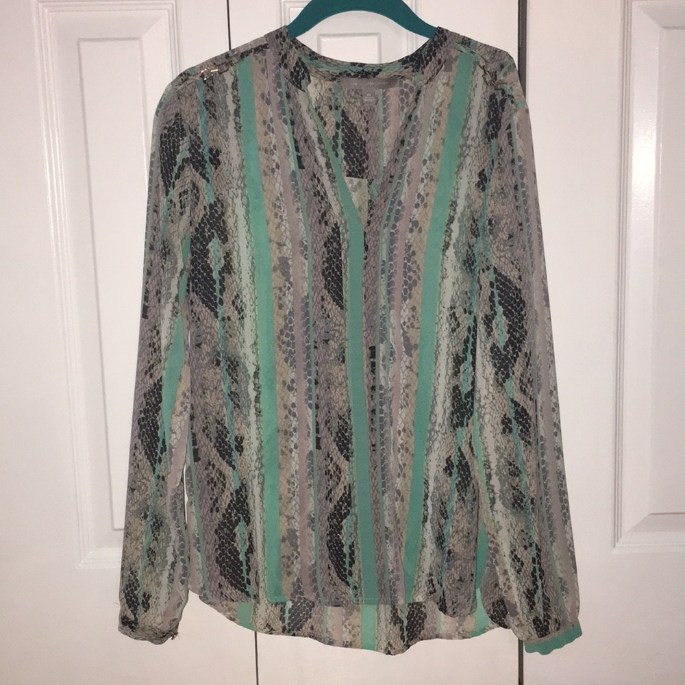 Long sleeve blouse