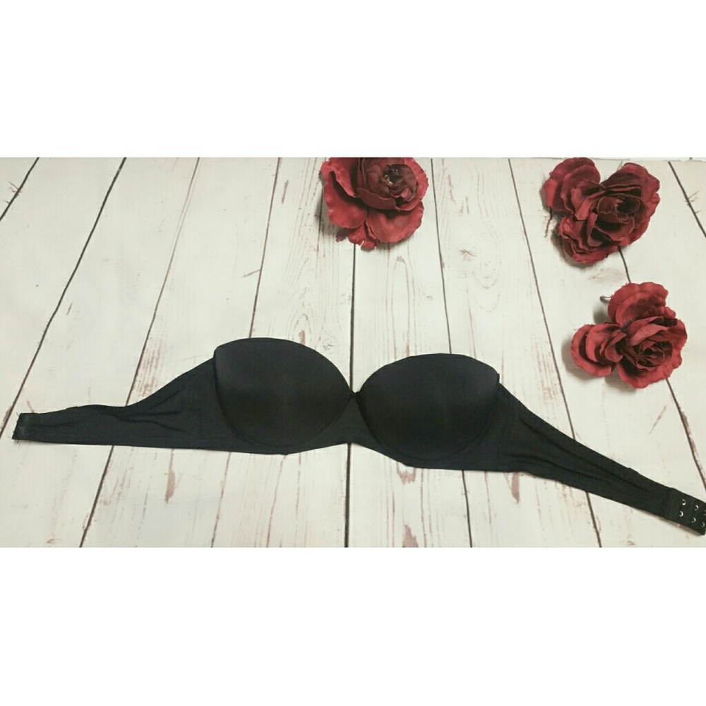 I Love Your Style Strapless Push Up Bra Black 36C