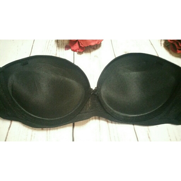 I Love Your Style Strapless Push Up Bra Black 36C - Picture 2 of 4