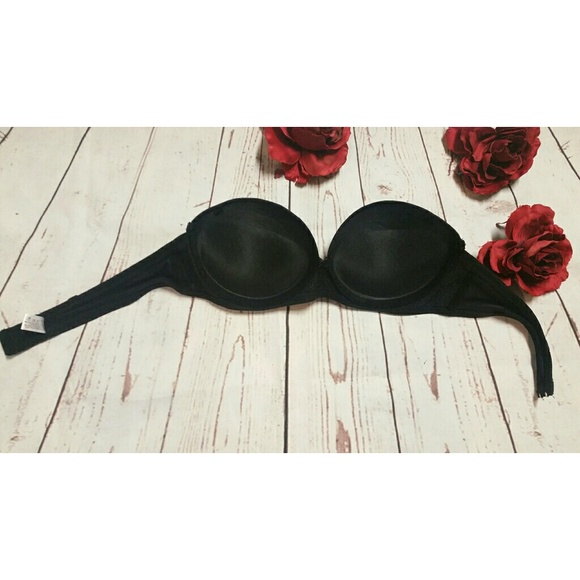 I Love Your Style Strapless Push Up Bra Black 36C - Picture 3 of 4