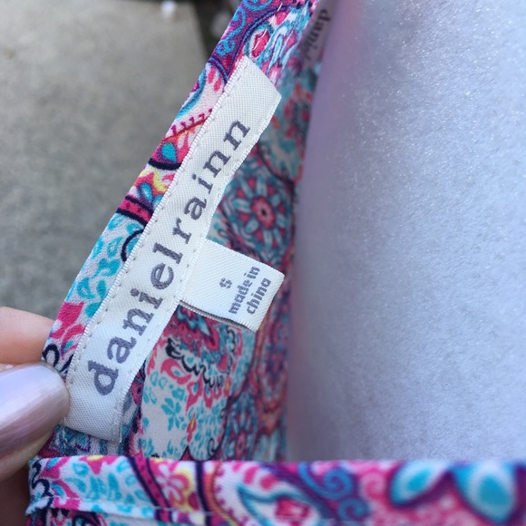 Pink & Blue Pattern Blouse - Picture 7 of 7