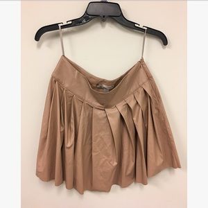 Forever 21 Mauve Vegan Leather Skirt