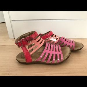 Stride rite Pink Gladiator Sandals