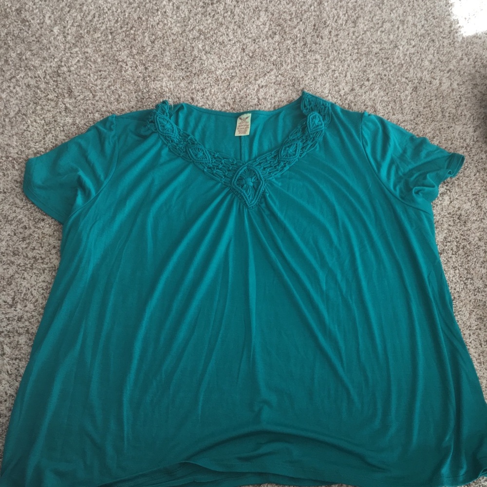 Ladies plus size braided top