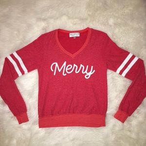 WILDFOX “Merry” Christmas sweater