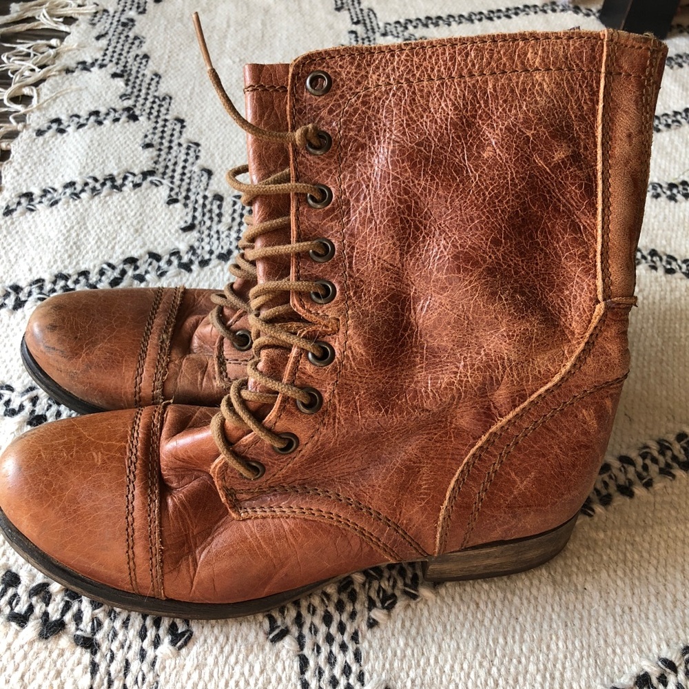 Steve Madden combat boots