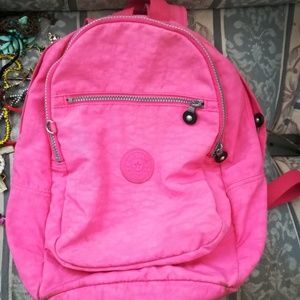 Kipling pink small backpack