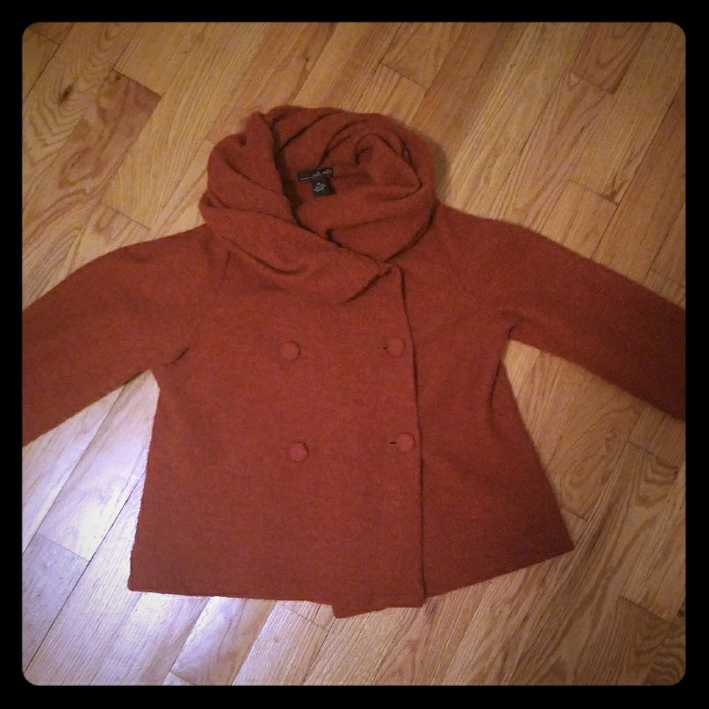 Willi Smith 100% Wool Orange Sweater