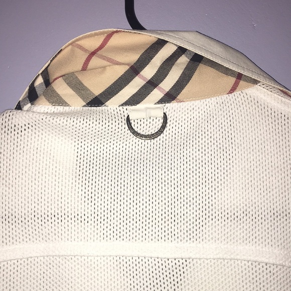 BURBERRY London Button Down White Jacket - Picture 4 of 5