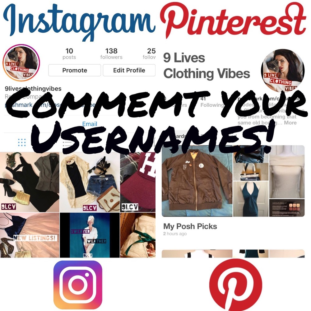 🖤Comment your IG & PIN USERNAME! 🖤