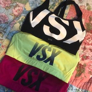 3 Victoria’s Secret sport bras!